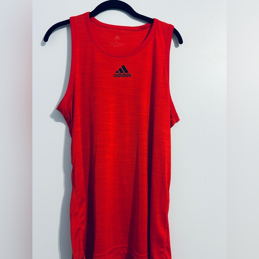 Adidas Aeroready Red Athletic Tank